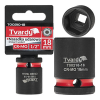 WYTRZYMAŁA NASADKA UDAROWA KRÓTKA 1/2" 18mm CR-MO TVARDY