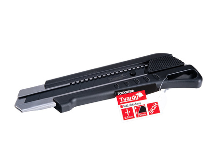 Nożyk do tapet 125x25x0.7mm SK2H TVARDY – kartonik wystawowy (9/54)