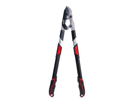 Sekator teleskopowy do gałęzi z przekładnią i ostrzem kowadełkowym 730-970mm 65Mn PTFE