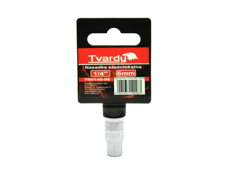 Nasadka sześciokątna 1/4" 14 mm TVARDY