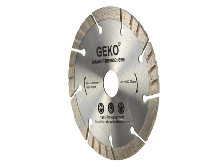 Tarcza diamentowa 125mm x 22.23mm szara-laser GEKO