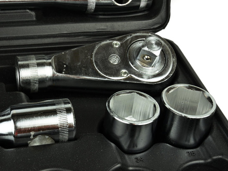 Zestaw kluczy nasadowych 26el. 3/4" 21-65 6-kątne