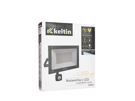 Naświetlacz LED 100W z czujnikiem ruchu – barwa biała zimna 6500K (10)