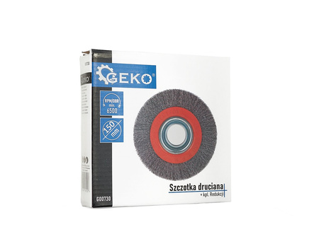 Szczotka druciana 150x32mm + kpl. Redukcji (50)