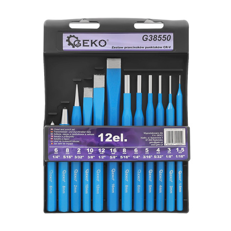 Zestaw przecinaków punktaków 12el. CR-V