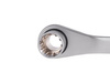 Zestaw nasadek przelotowych spline z grzechotką 10-24mm 17el. CrV (10)