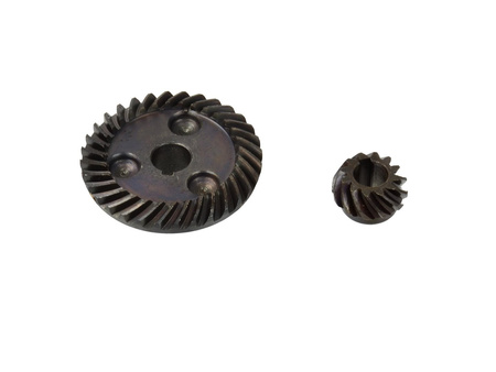 Przekładnia zębata szlifierki 115mm karaś 8 mm, duże 10/46,5 mm Z=12/32