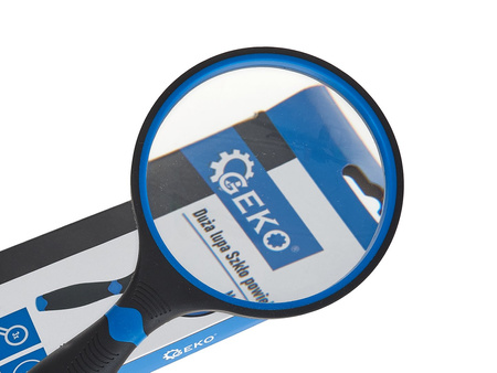 Lupa – szkło powiększające z gumowaną rączką 100mm 3x (72)
