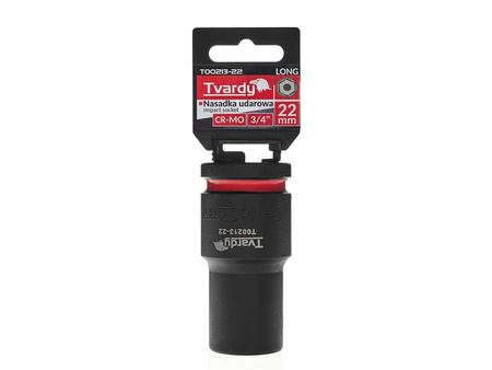 WYTRZYMAŁA NASADKA UDAROWA KRÓTKA 3/4" 23mm CR-MO TVARDY