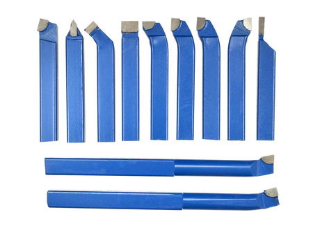 Komplet noży tokarskich 11szt. 16x16mm