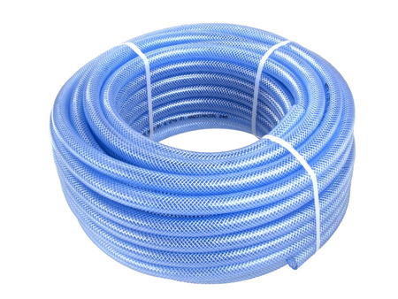 Wąż techniczny 12,5x2,5mm zbr.trans. nieb.1mb /25m