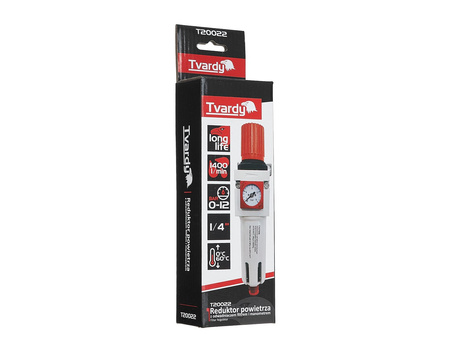 Reduktor powietrza z odwadniaczem filtrem i manometrem 1/4"