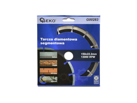 Tarcza diamentowa segmentowa 150mmx22,2mm (50)