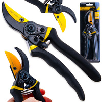 Sekator ogrodniczy z ostrzem mijającym 210mm 65Mn AntiSlip