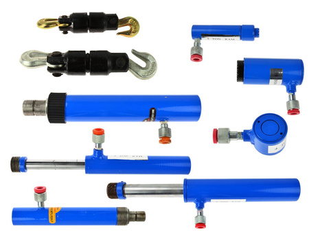 Zestaw siłowników i ściągaczy do rozpieraka hydraulicznego 7el