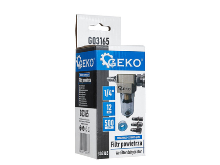 Filtr powietrza - odwadniacz 1/4" + szybkozłączki