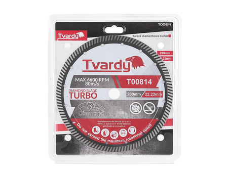 Tarcza diamentowa Turbo 230x10x22.23mm (25)