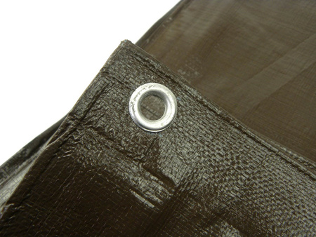 Plandeka 6x12m extra gruba/brązowa 200g +/-10%
