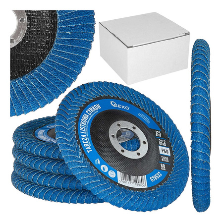 Tarcza listkowa CYRKON 125mm P60 do szlifowania spawów i krawędzi