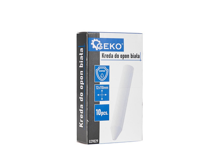 Kreda wodoodporna do opon biała 12x110mm – zestaw 10szt. (12/120)