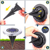 Lampa solarna ogrodowa 16LED gruntowa najazdowa (komplet 4szt.) (1/6)