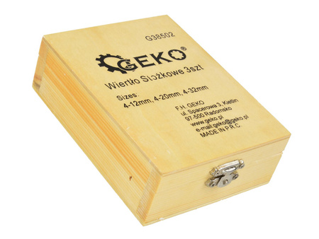 Zestaw wierteł stożkowych 3el.(4-12,4-20,4-32)