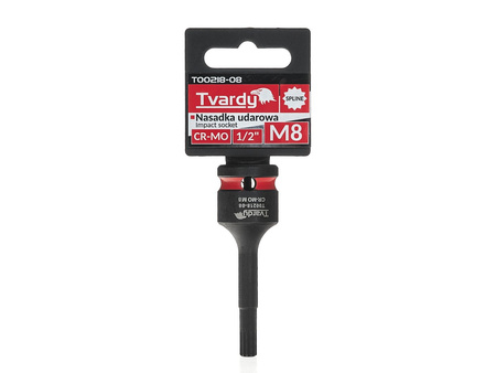 WYTRZYMAŁA NASADKA UDAROWA TRZPIENIOWA SPLINE M8 1/2” CR-MO TVARDY