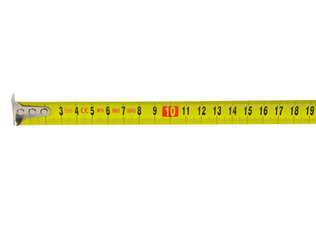 Miara gumowana zwijana stalowa z blokadą 5m x 19mm x 0,135mm GEKO