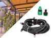 Mgiełka ogrodowa - wąż + zraszacze do nawadniania 10m