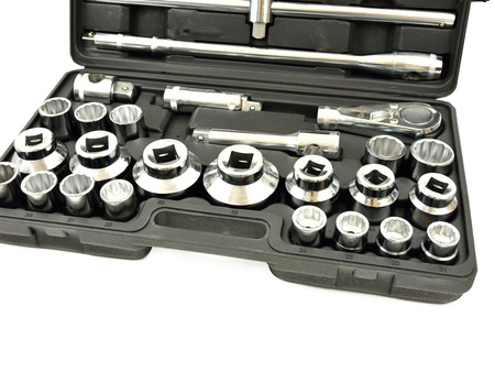 Zestaw kluczy nasadowych 26el. 3/4" 21-65 12-kątne