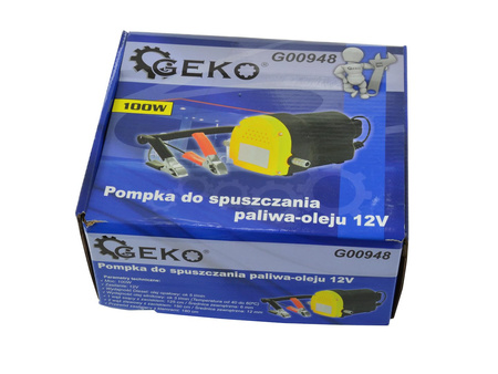 Pompa do spuszczania paliwa-oleju 12V +2 wężyki