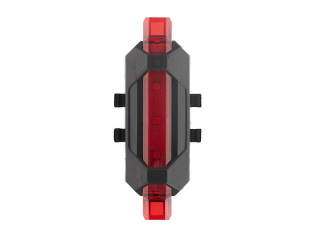 Wodoodporna lampka rowerowa USB IPX4 – zestaw przód (800lm/900mAh) + tył (120lm/120mAh) (120)