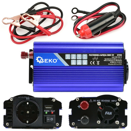 Przetwornica napięcia SINUS 12V/230V 300/600W (16)