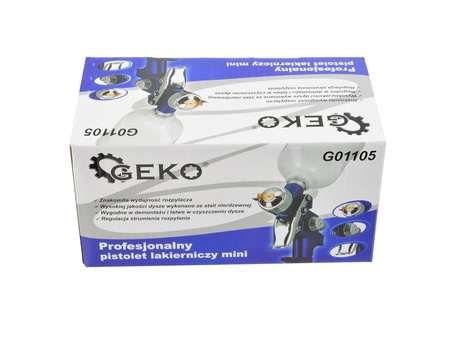Pistolet lakierniczy HVLP mini 125ml 0,8mm, plastikowy zbiornik