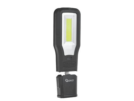 Lampa warsztatowa POWERBANK z magnesem i regulacją + stacja ładująca LED COB 10W + 5W 2000mAh 550lm IP54 (10/20)