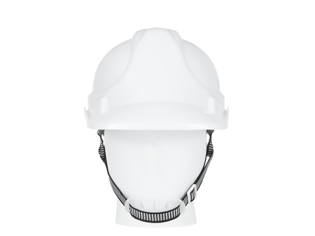 Kask ochronny budowlany BHP regulowany – biały (50)