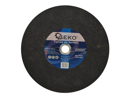 Tarcza do cięcia metalu 400 x 32 x 4 mm GEKO