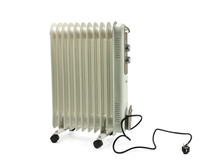 Grzejnik olejowy z regulacją i termostatem 11 żeber 2500W B14