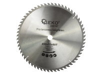 Tarcza widiowa do drewna 450x32x60T GEKO