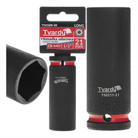 WYTRZYMAŁA NASADKA UDAROWA DŁUGA 1/2" 21mm CR-MO TVARDY