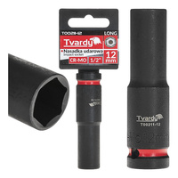 WYTRZYMAŁA NASADKA UDAROWA DŁUGA 1/2" 12mm CR-MO TVARDY