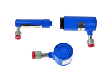 Zestaw siłowników i ściągaczy do rozpieraka hydraulicznego 7el