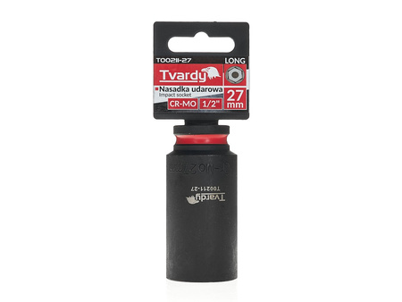 WYTRZYMAŁA NASADKA UDAROWA DŁUGA 1/2" 27mm CR-MO TVARDY