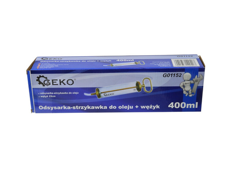 Ręczna pompka odsysająca do oleju 400ml