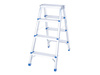 Drabina aluminiowa 4-stopniowa dwustronna 150kg