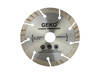 Tarcza diamentowa 125mm x 22.23mm szara-laser GEKO