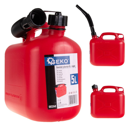 Kanister HDPE 5L z lejkiem