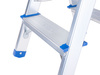 Drabina aluminiowa 2-stopniowa dwustronna 150kg