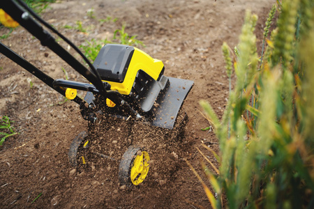 Glebogryzarka Elektryczna Kultywator Ogrodowy 1400W 45CM Dzik Do Ziemi 2w1