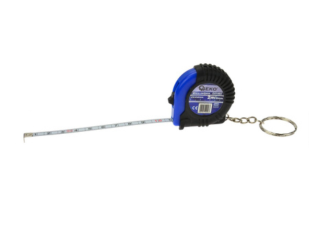 Brelok miara gumowana zwijana 2m x 6mm GEKO